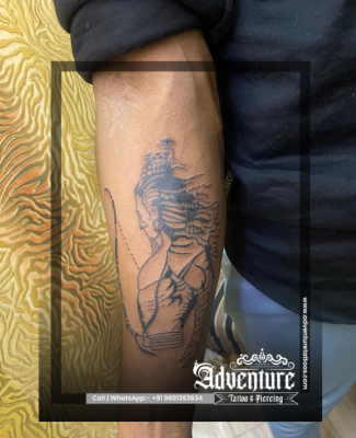 Portrait tattoo design Adventure Tattoo Ahmedabad